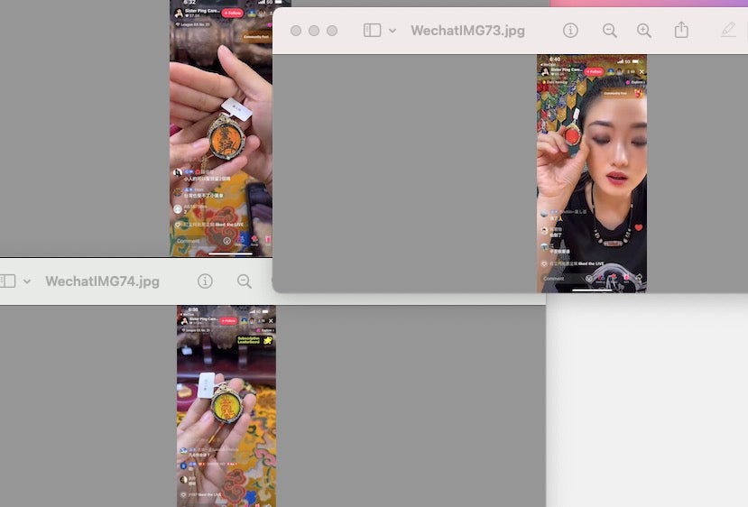 Exclusive livestream link, everything is based on tangible items.